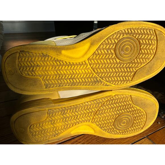 Marc by Marc Jacobs gRoOvY Yellow Hidden Platform high top Sneakers 39 - Picture 7 of 11